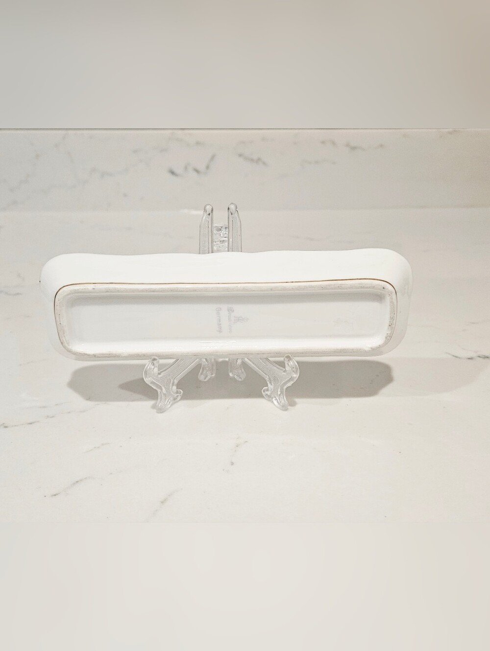 Vintage Dresden Porcelain Vanity Tray Rare Find - Picture 3 of 6
